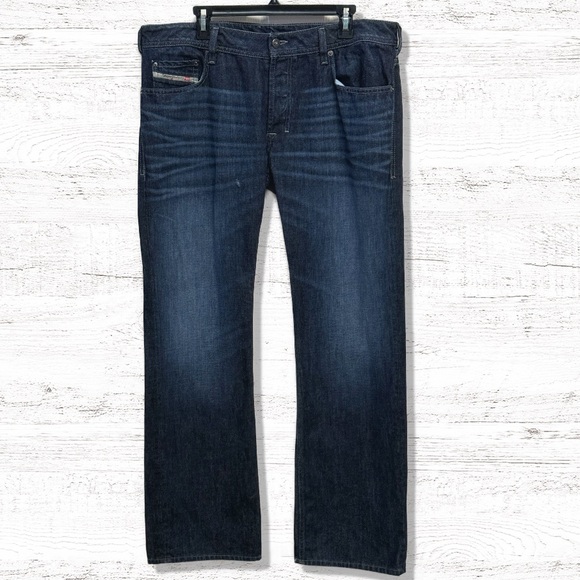 Vintage 2007 Men’s Diesel Zatiny Slim Bootcut Button Fly Blue Jeans Size 36x32